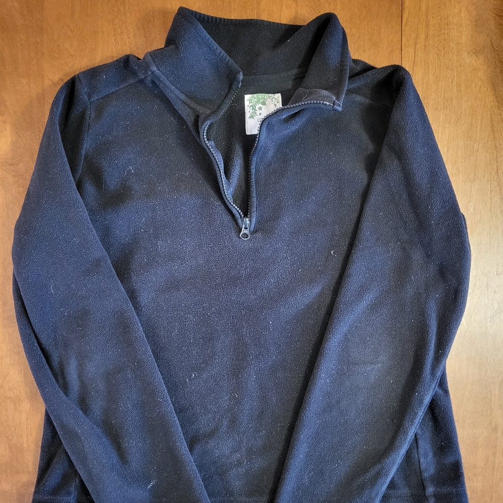 Old Navy - Women's Black Half-Zip Fleece